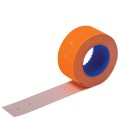 Этикет лента 21,5х12 мм флюорисцентная оранжевая 1500 шт, упаковка 64 рулона