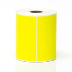 Этикетка самоклеящаяся 100х40 мм бумажная желтая 1000шт