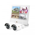 Комплект для видеонаблюдения на улице Kit LCD 2MP 2xIP